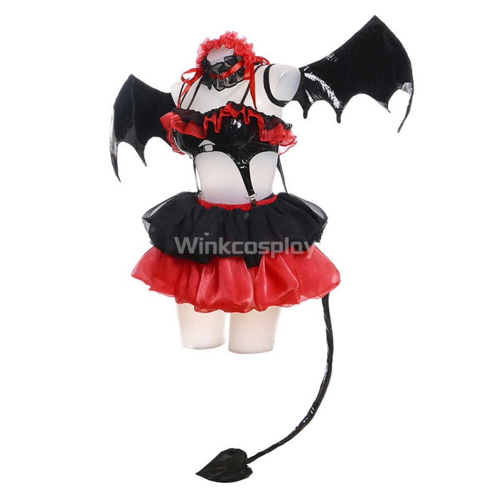 Date A Live IV: Tokisaki Kurumi Pretty Devil Ver Hallowen Cosplay Costume