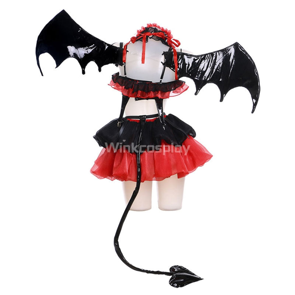 Date A Live IV: Tokisaki Kurumi Pretty Devil Ver Hallowen Cosplay Costume