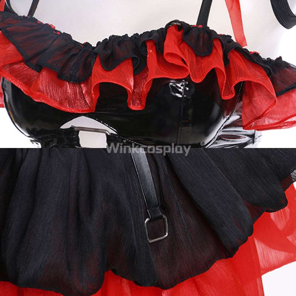 Date A Live IV: Tokisaki Kurumi Pretty Devil Ver Hallowen Cosplay Costume