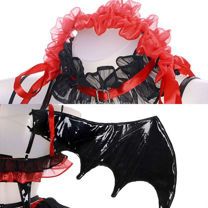 Date A Live IV: Tokisaki Kurumi Pretty Devil Ver Hallowen Cosplay Costume