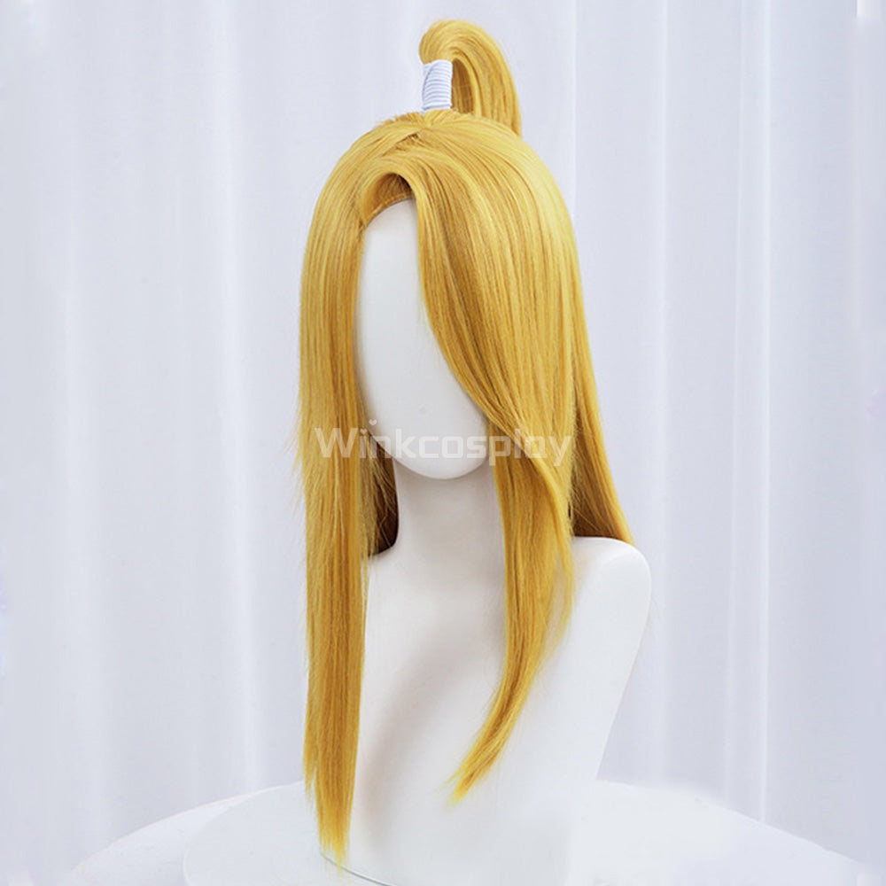 Deidara from Naruto Halloween Golden Cosplay Wig