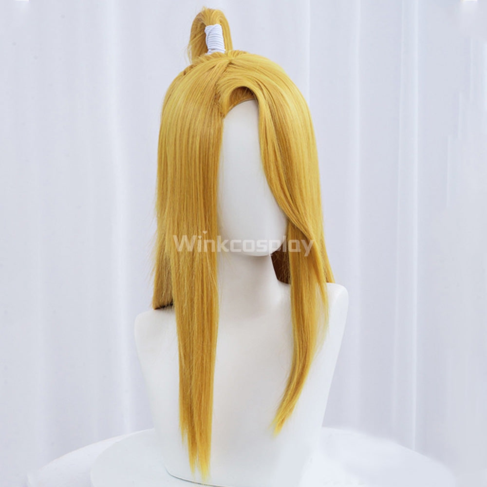 Deidara from Naruto Halloween Golden Cosplay Wig