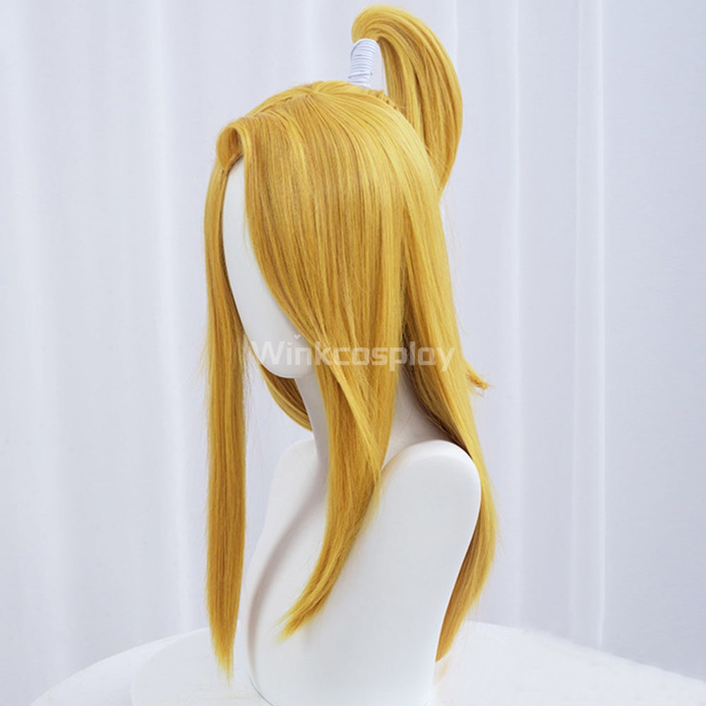 Deidara from Naruto Halloween Golden Cosplay Wig