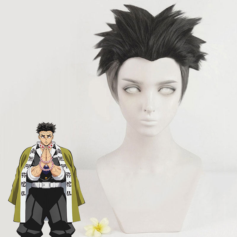 Demon Slayer: Kimetsu No Yaiba Gyomei Himejima Cosplay Wig