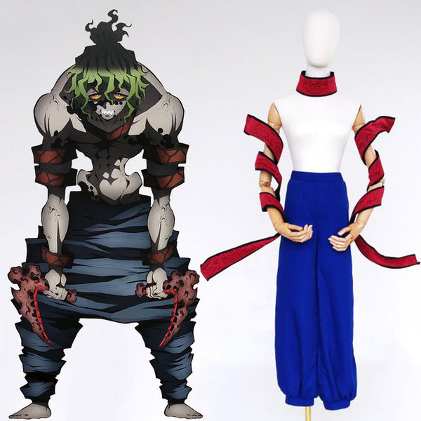 Demon Slayer: Kimetsu No Yaiba Gyutaro Cosplay Costume