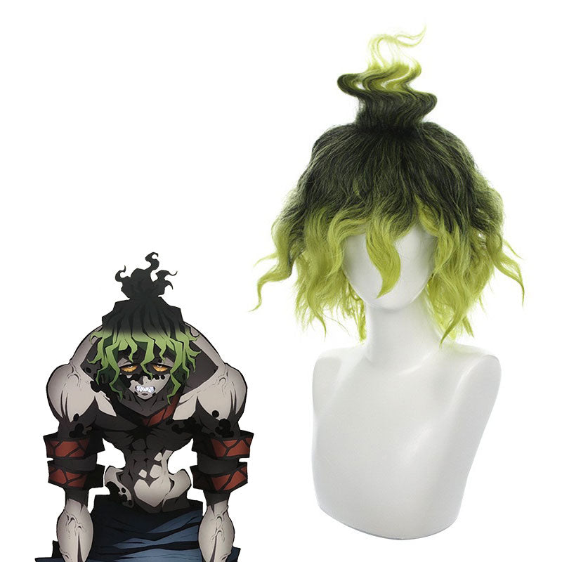 Demon Slayer: Kimetsu No Yaiba Gyutaro Cosplay Wig