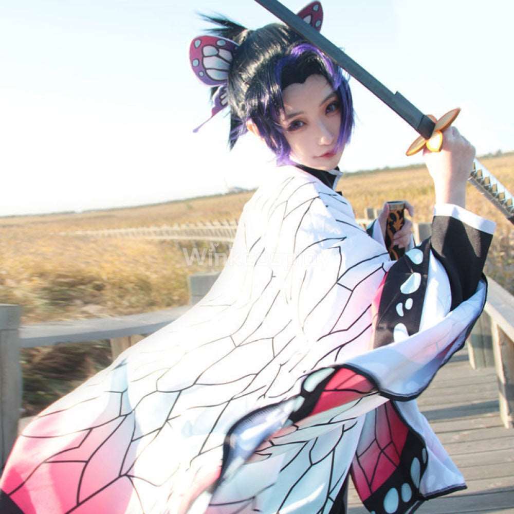 Demon Slayer: Kimetsu No Yaiba Shinobu Kochou Cosplay Costume