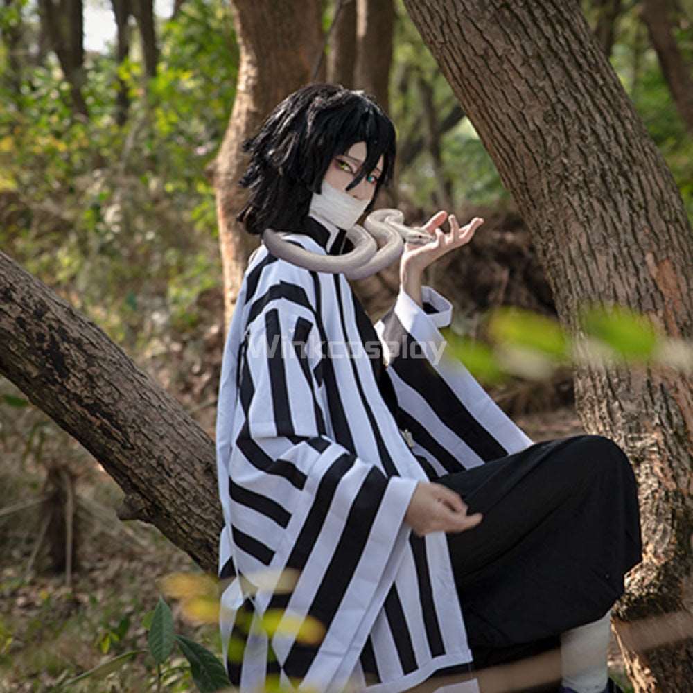 Demon Slayer: Kimetsu no Yaiba Obanai Iguro Cosplay Costume