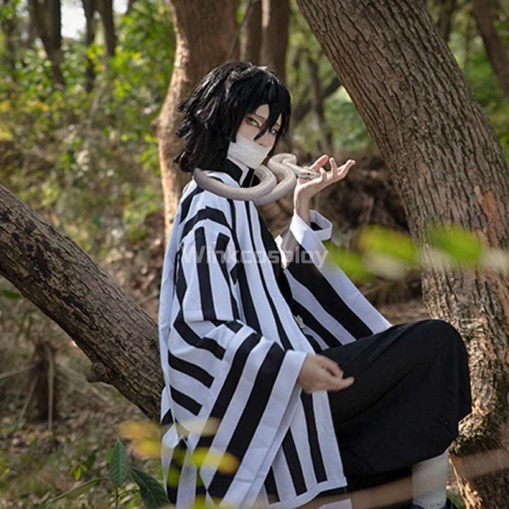 Demon Slayer: Kimetsu no Yaiba Obanai Iguro Cosplay Costume