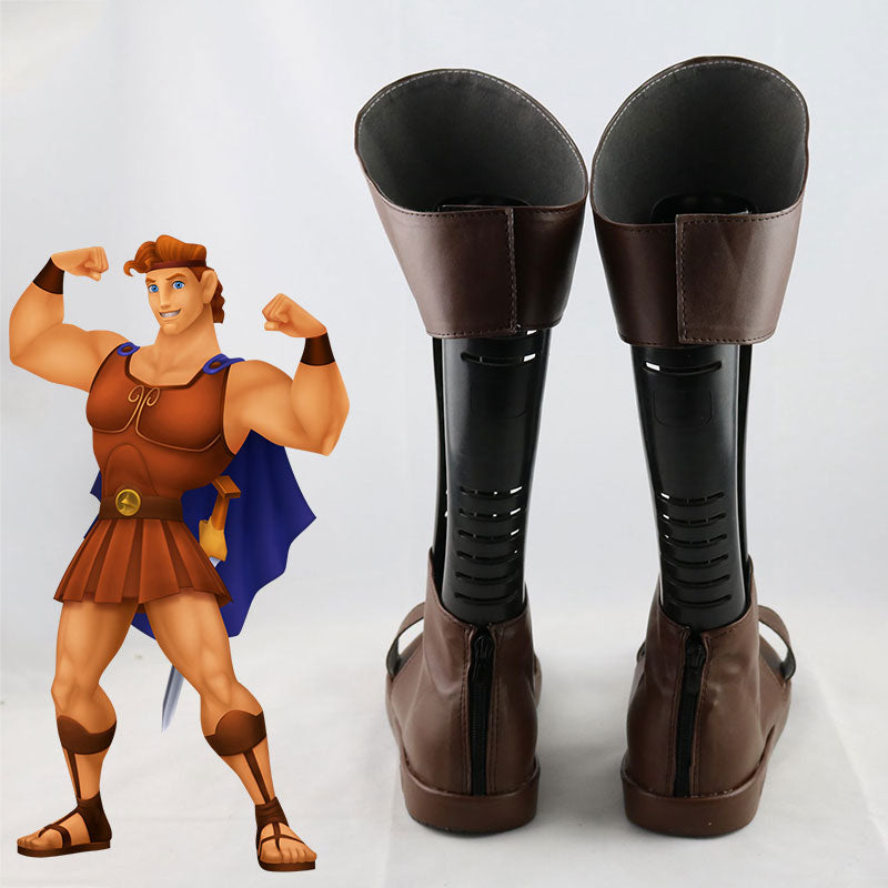 Disney Hercules Hercules Brown Shoes Cosplay Boots