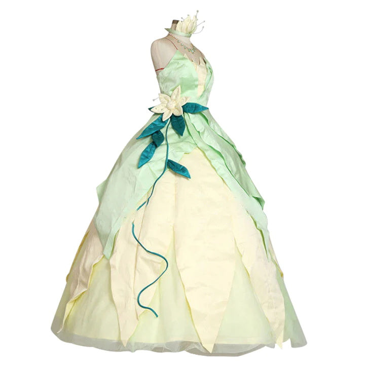 Disney Princess and the Frog Princess Tiana Cosplay Costume