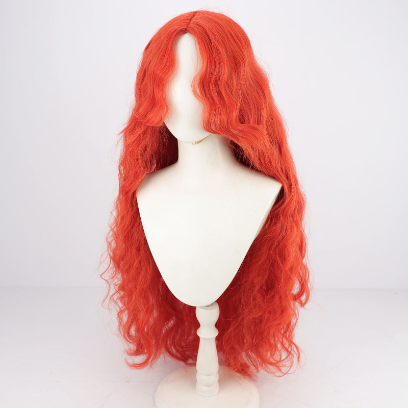 Elden Ring Queen Marika Malenia Blade of Miquella the Eternal Orange Cosplay Wig