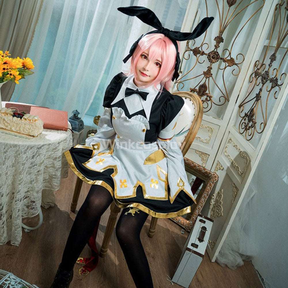 Fate Grand Order Saber Astolfo Maid Cosplay Costume – Winkcosplay