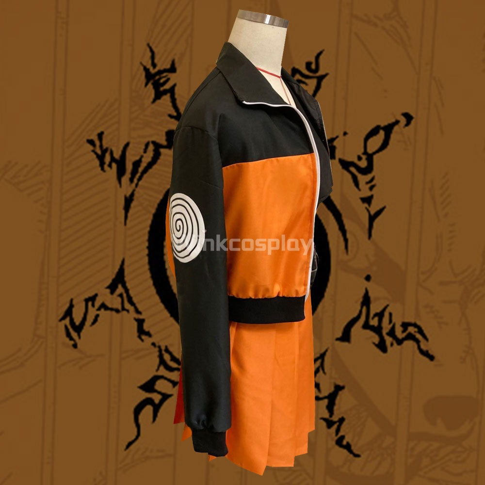 Naruto Female Uzumaki Naruto Female Halloween Cosplay Costume - Winkcosplay