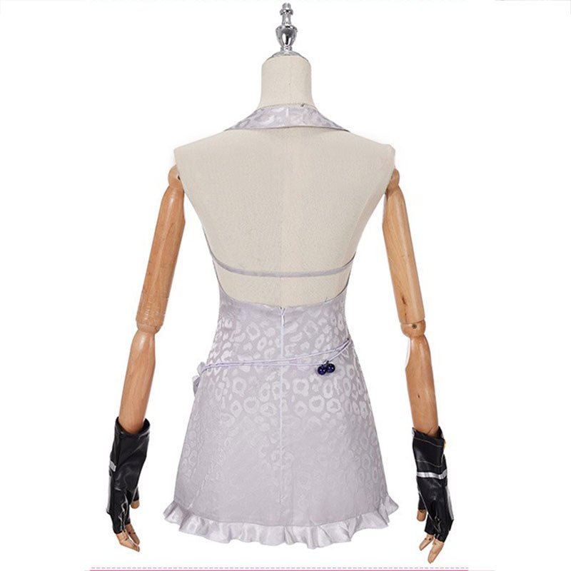 Final Fantasy 7 Remake Tifa Silver Dress Cosplay Costume