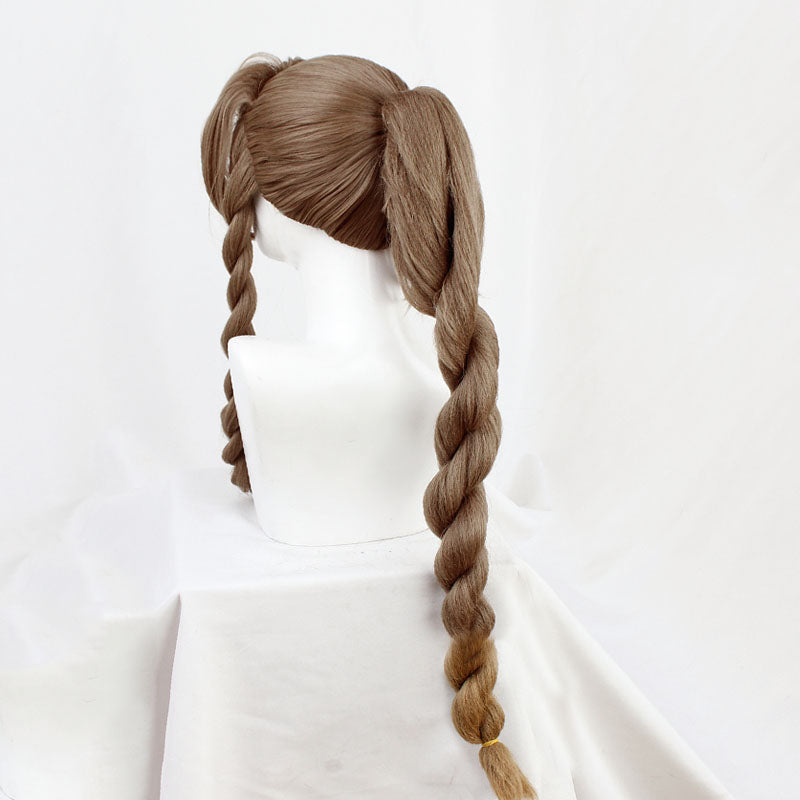 Final Fantasy VII Remake FF7 Aerith Gainsborough Cosplay Wig