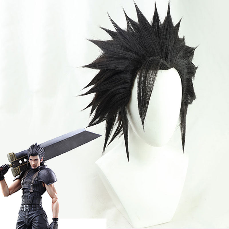 Final Fantasy VII Remake Zack Fair Black Cosplay Wig