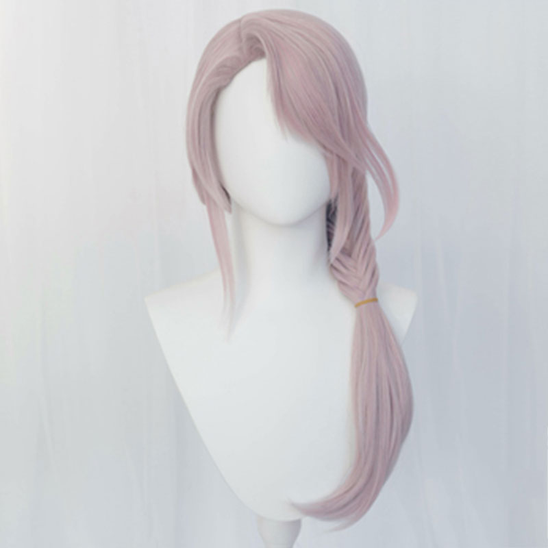Final Fantasy XIV Endwalker FF14 Venat Hythlodaeus Grey Pink Cosplay Wig