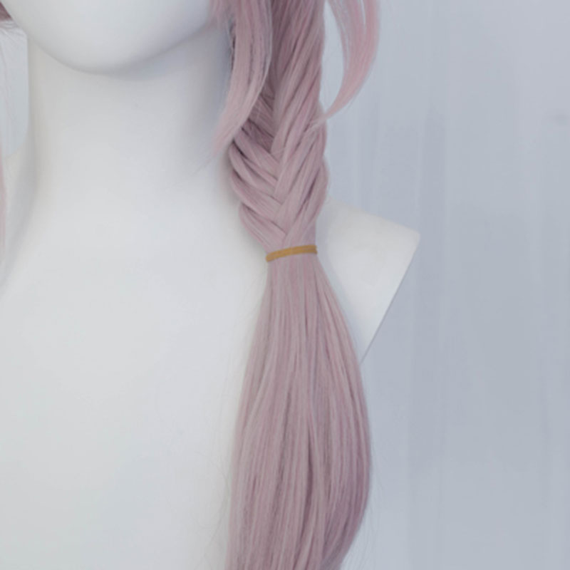 Final Fantasy XIV Endwalker FF14 Venat Hythlodaeus Grey Pink Cosplay Wig