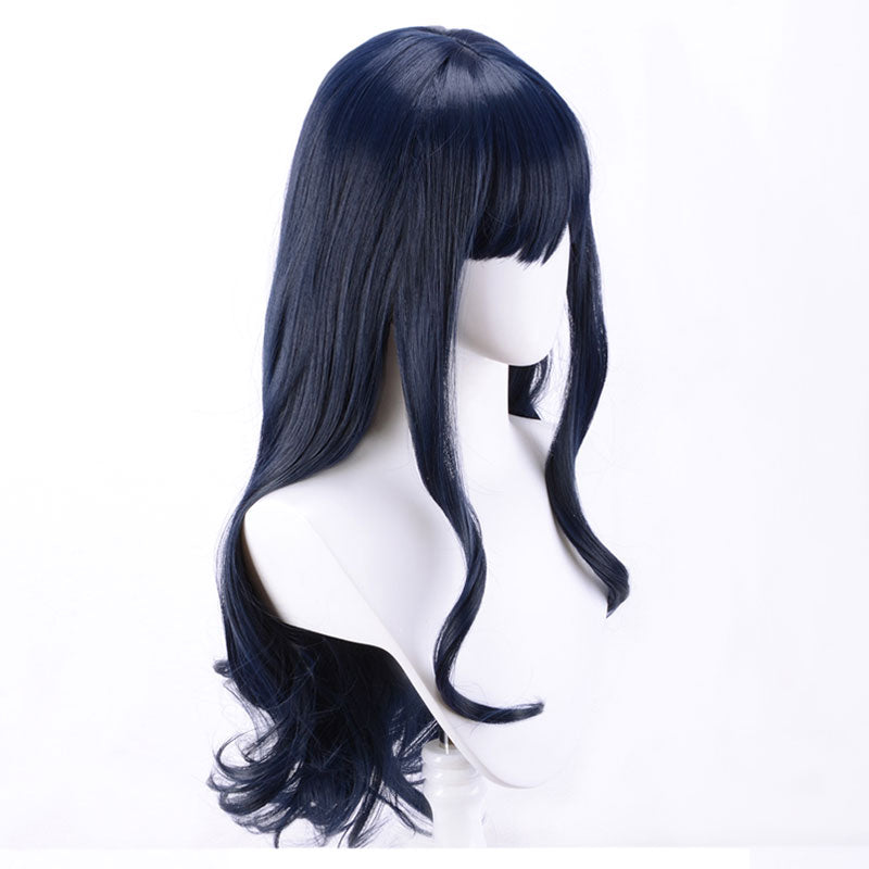 Final Fantasy XIV FF14 Gaia Blue Cosplay Wig