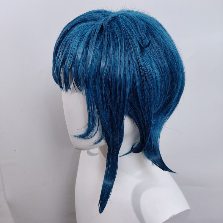 Final Fantasy XIV FF14 Meteion Blue Cosplay Wig