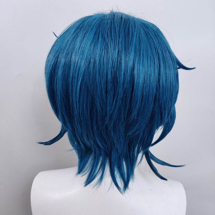 Final Fantasy XIV FF14 Meteion Blue Cosplay Wig