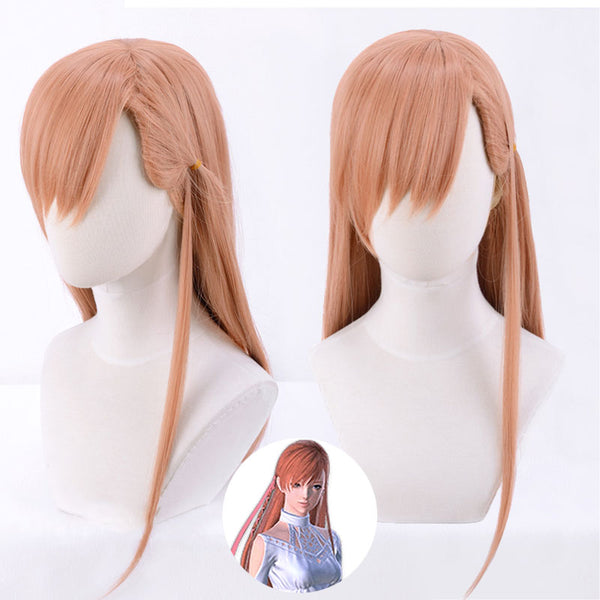 Final Fantasy XIV FF14 Ryne Orange Cosplay Wig