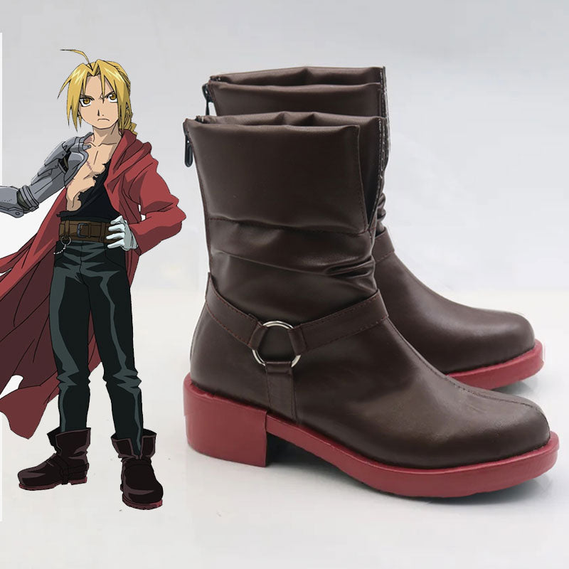 Fullmetal Alchemist Edward Elric Cosplay Shoes
