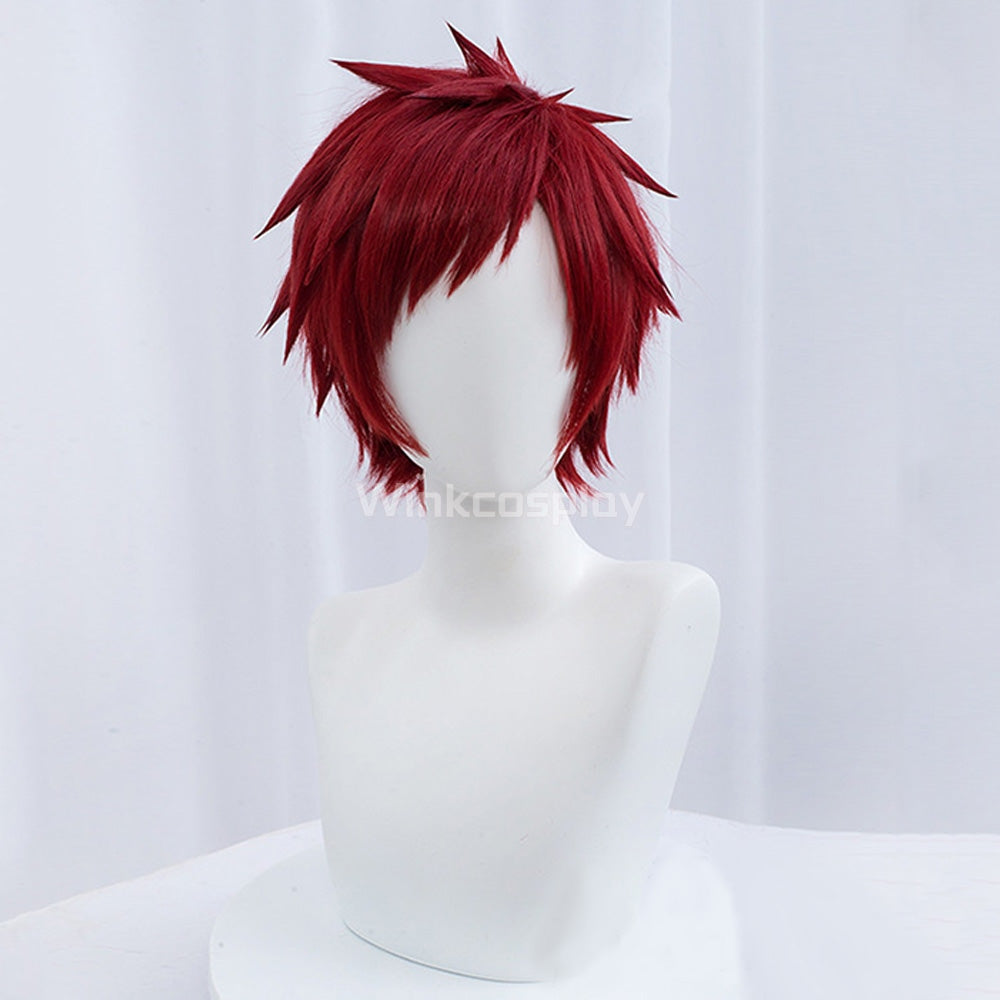 Gaara from Naruto Halloween Red Cosplay Wig