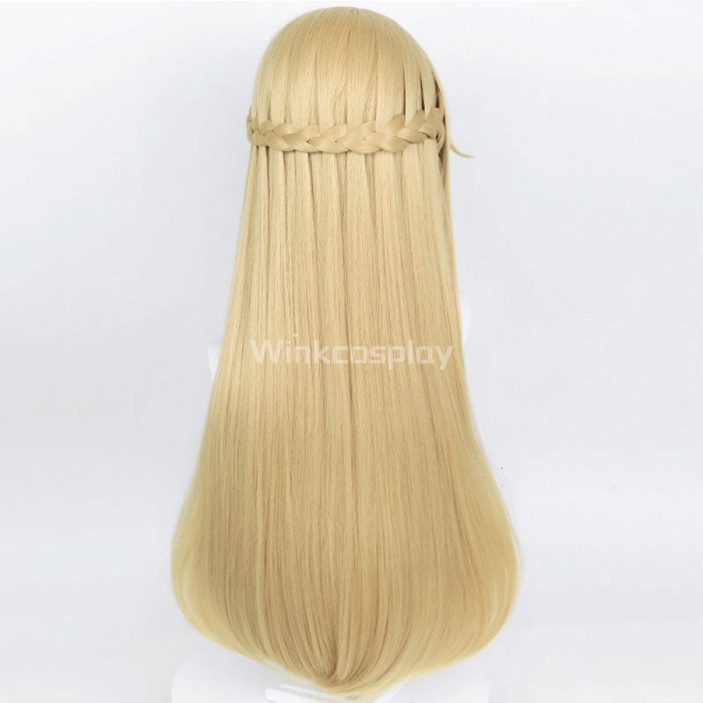 Genshin Impact Fischl von Luftschloss Narfidort Ein Immernachtstraum Golden Cosplay Wig