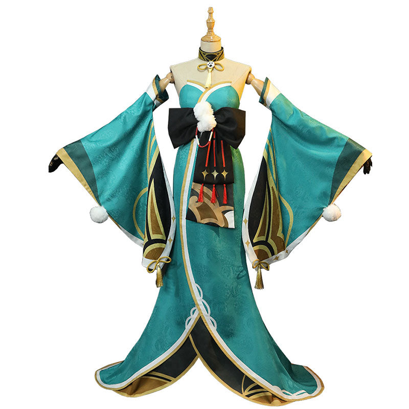 Genshin Impact Ms Hina Gorou Female Cosplay Costume