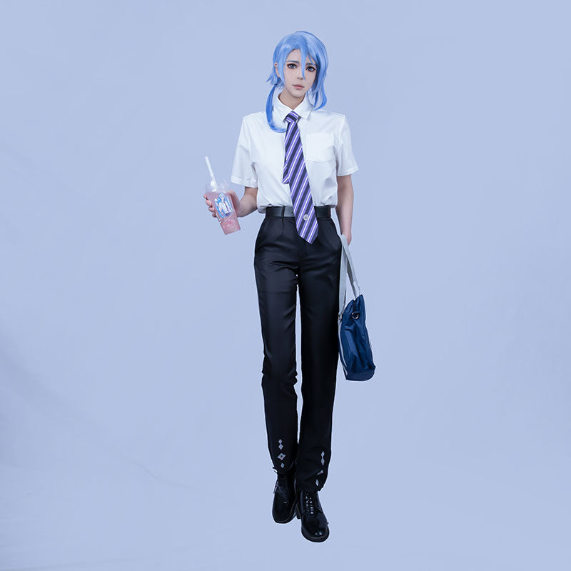 Genshin Impact & HEYTEA Kamisato Ayaka Kamisato Ayato JK Cosplay Costume