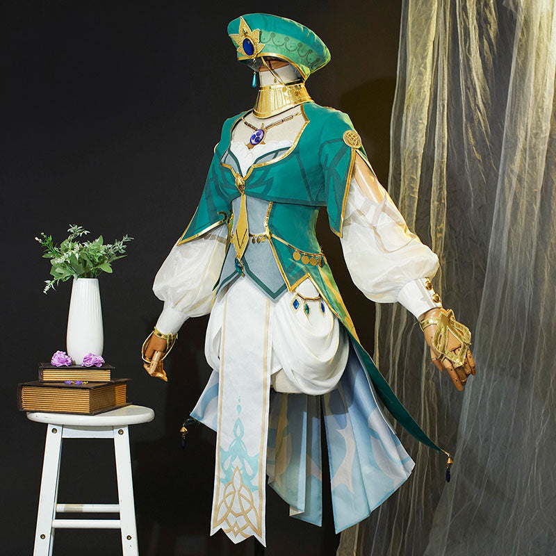 Genshin Impact A Sobriquet Under Shade Lisa New Outfit Cosplay Costume