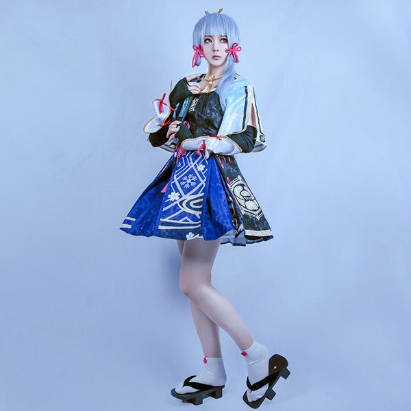 Genshin Impact Ayaka Cosplay Costume - Winkcosplay