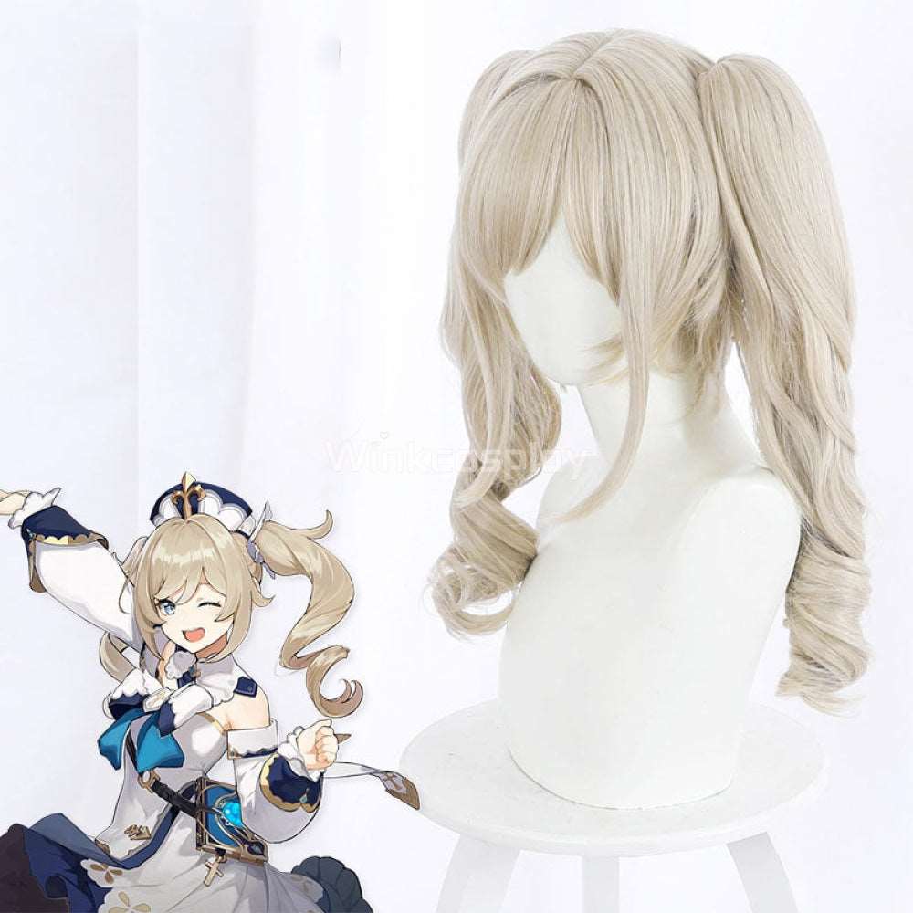 Genshin Impact Barbara Golden Cosplay Wig - Winkcosplay