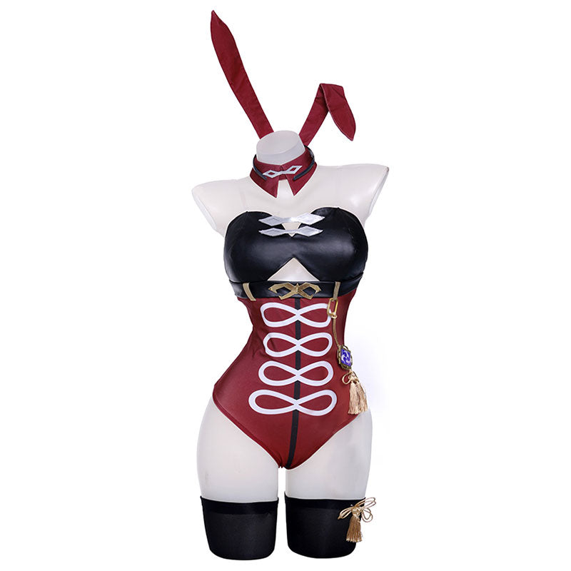Genshin Impact Beidou Bunny Girl Cosplay Costume