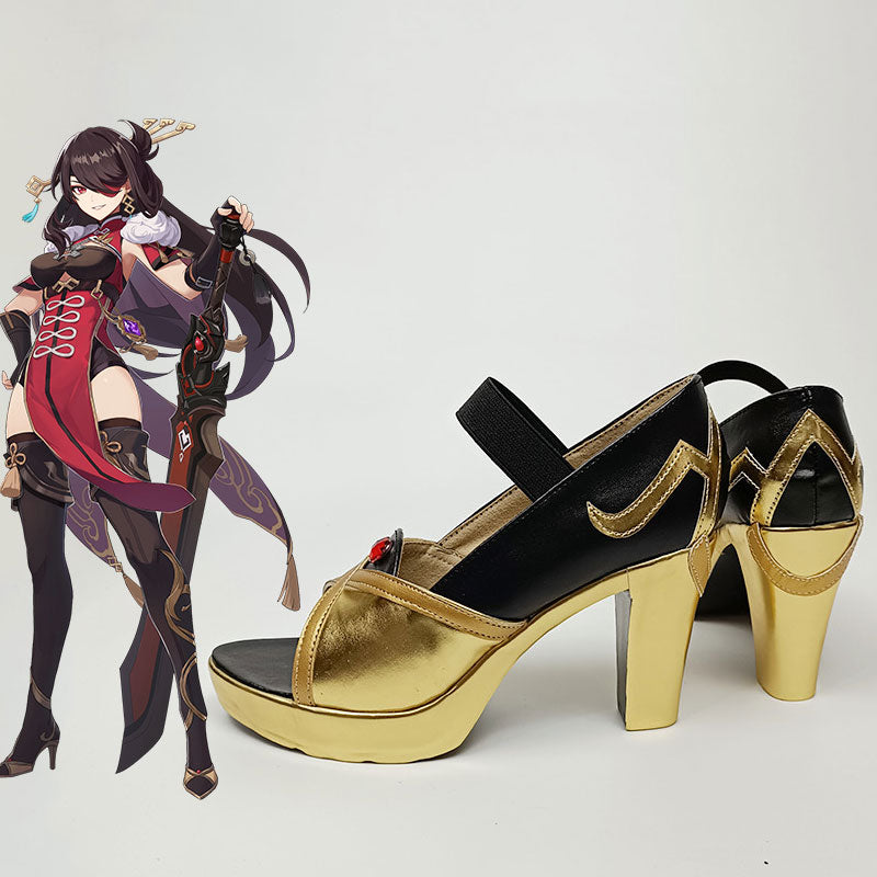 Genshin Impact Beidou Cosplay Shoes