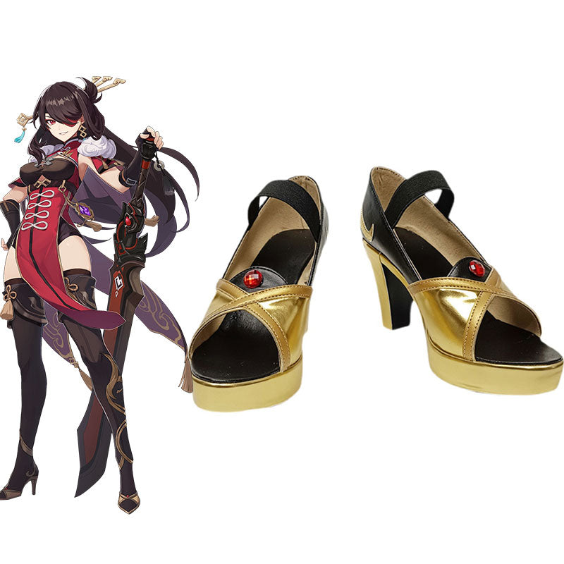 Genshin Impact Beidou Cosplay Shoes