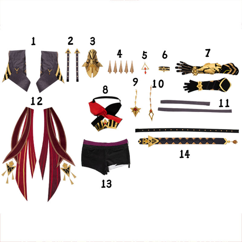 Genshin Impact Dehya Cosplay Costume