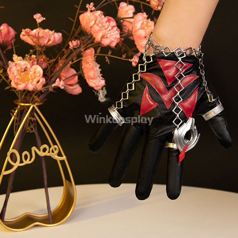 Genshin Impact Diluc Red Dead of Night Cosplay Costume