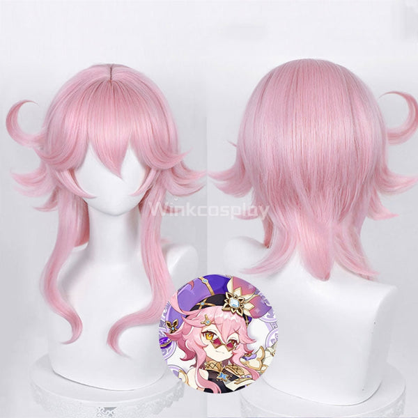 Genshin Impact Dori Pink Cosplay Wig