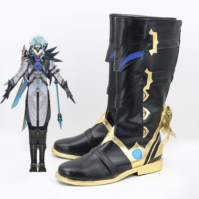 Genshin Impact  Eleven Fatui Harbingers The Doctor Il Dottore Shoes Cosplay Boots