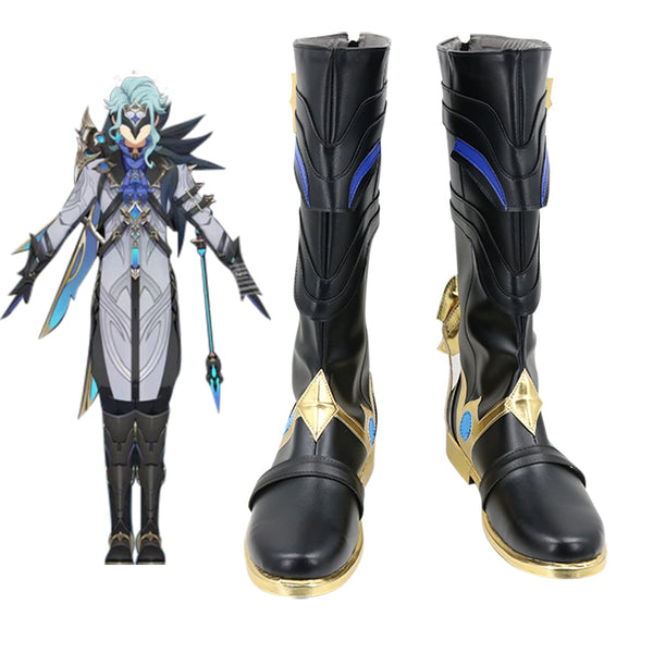 Genshin Impact  Eleven Fatui Harbingers The Doctor Il Dottore Shoes Cosplay Boots