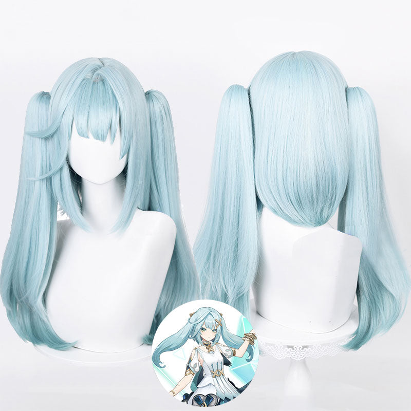 Genshin Impact Faruzan Blue Cosplay Wig