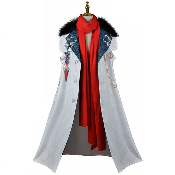 Genshin Impact Fatui Harbingers Tartaglia Childe Cloak Scarf Gloves Halloween Cosplay Costume