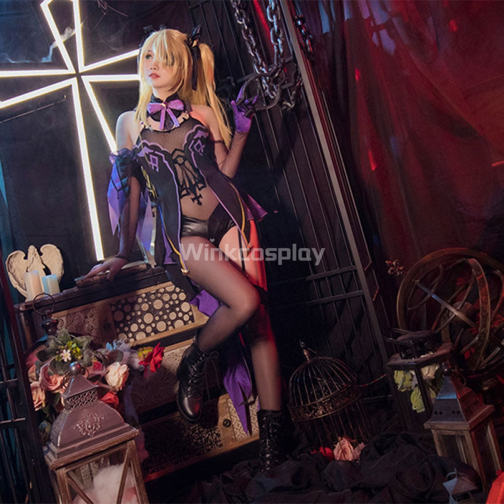 Genshin Impact Fischl Cosplay Costume - Winkcosplay