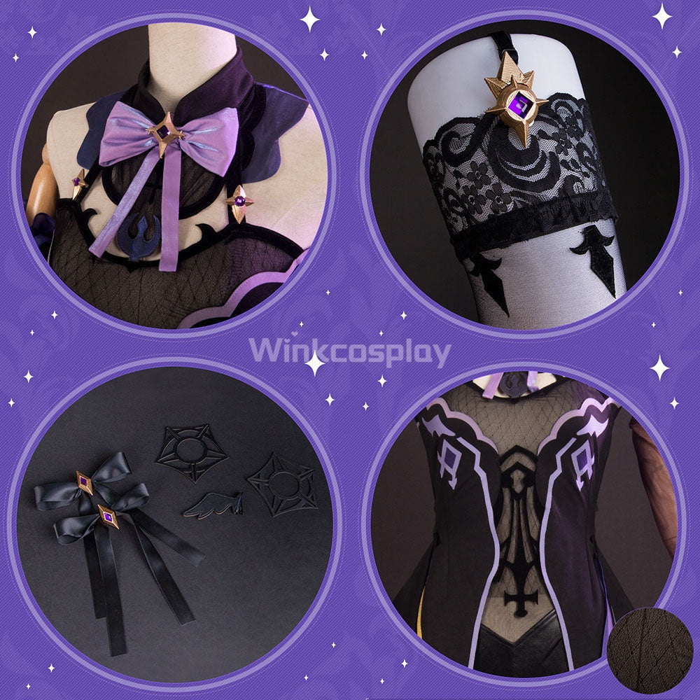 Genshin Impact Fischl Cosplay Costume - Winkcosplay
