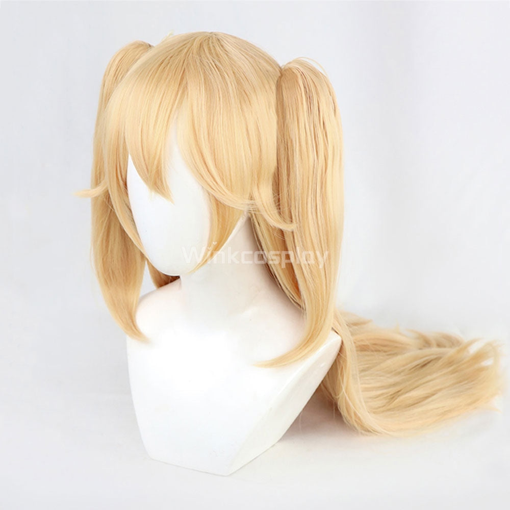 Genshin Impact Fischl Golden Cosplay Wig - Winkcosplay