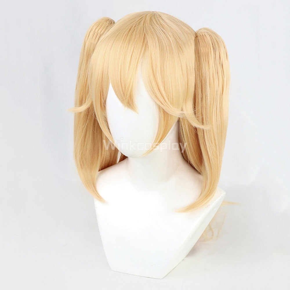 Genshin Impact Fischl Golden Cosplay Wig - Winkcosplay