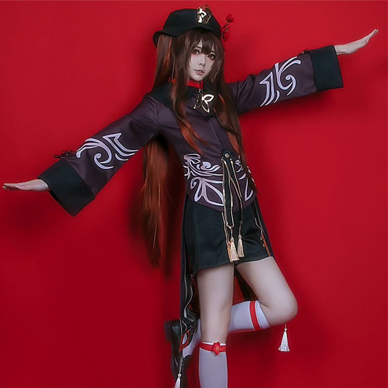 Genshin Impact Hu Tao Cosplay Costume R